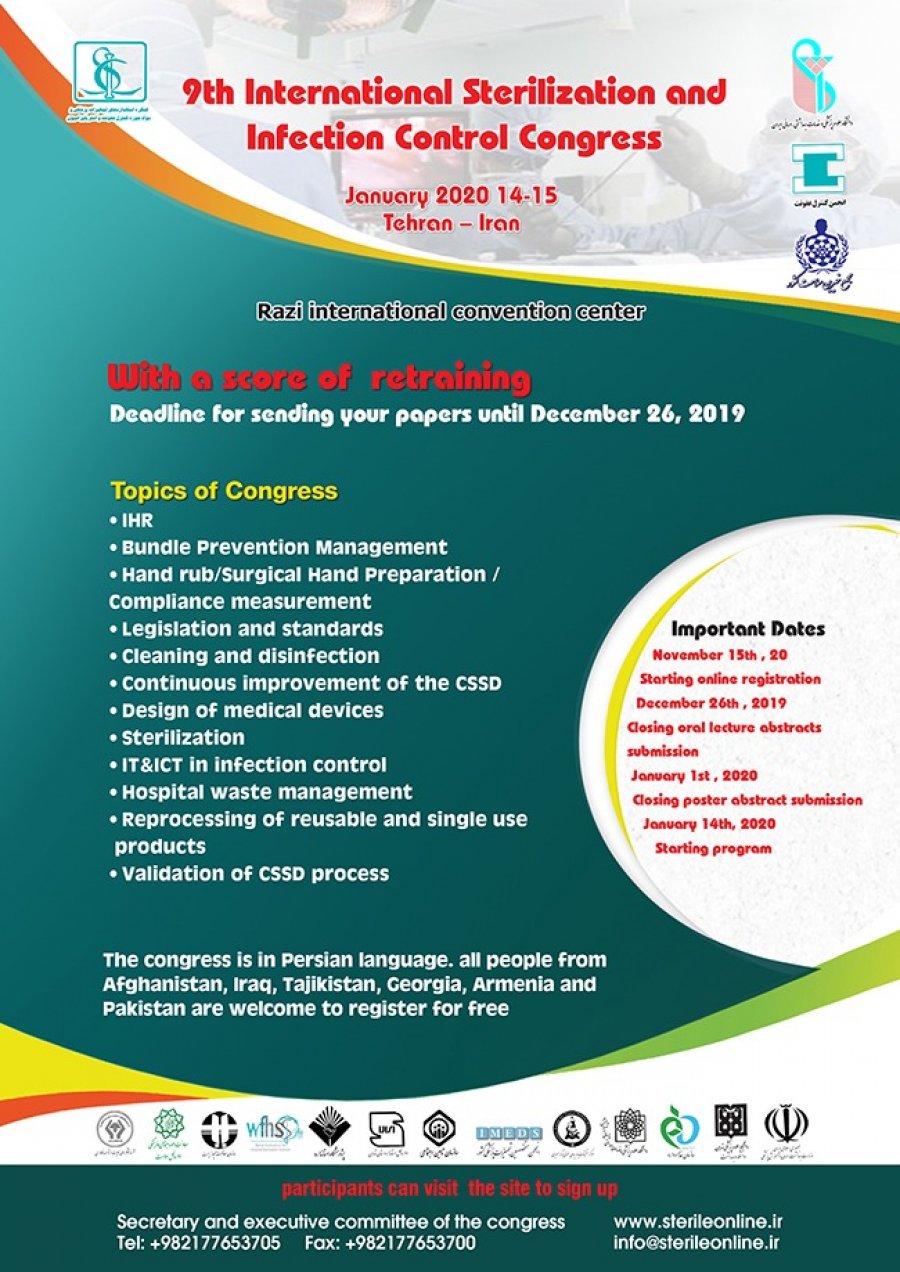 9th International sterilization and infection control Special Congress